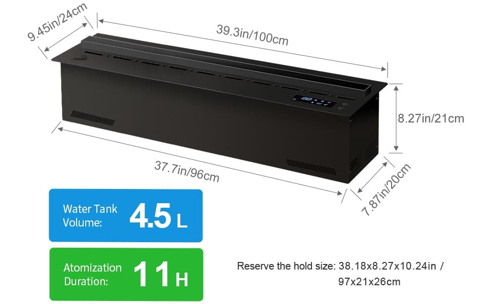 Smart Water Vapor Fireplace