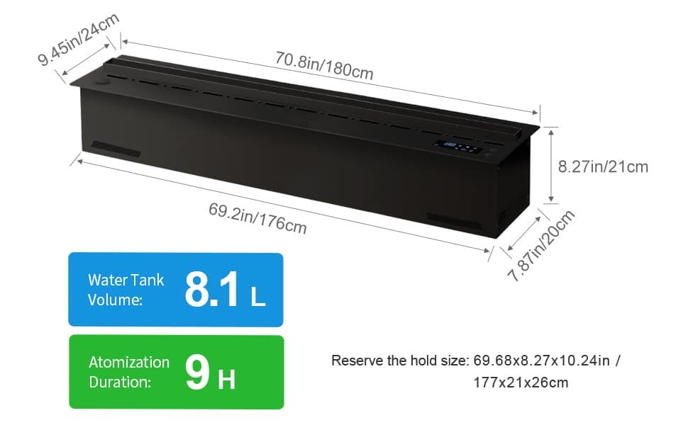 Deluxe Water Vapor Fireplace