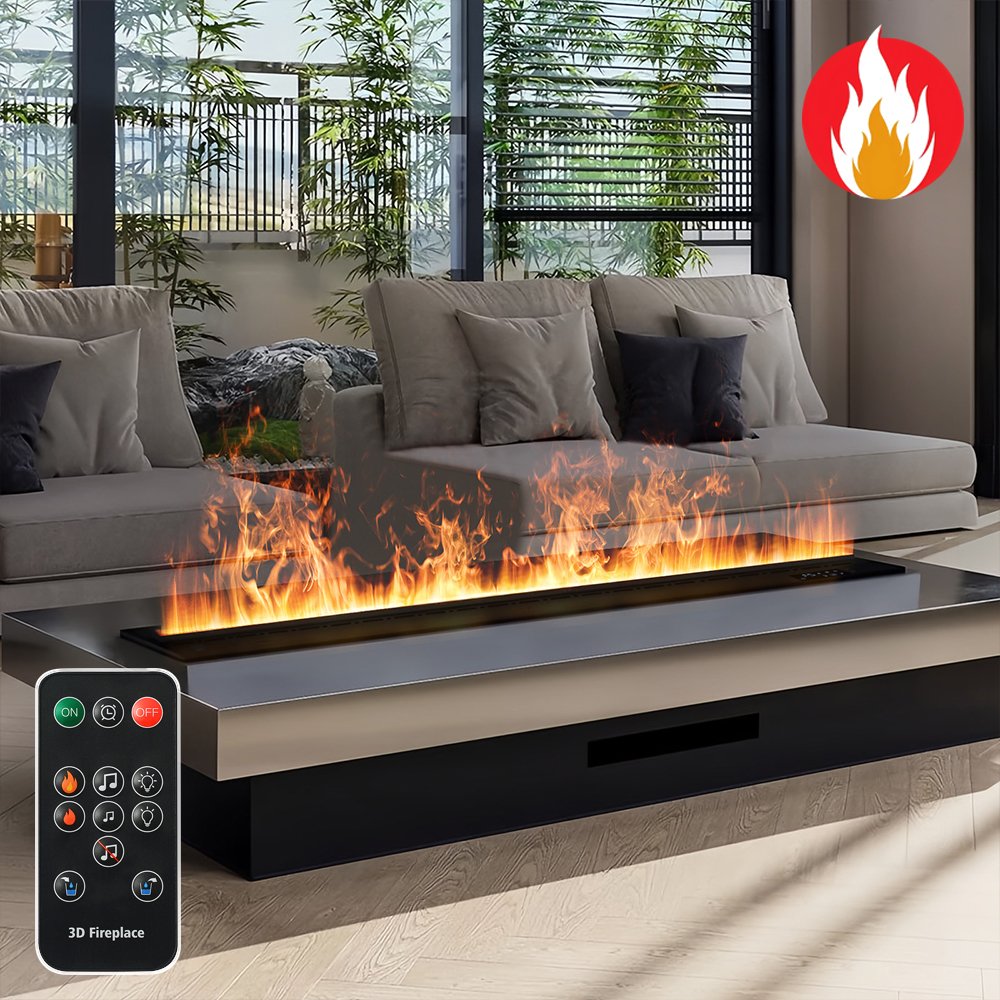 Imaxfire® 39.3" Built-In Insert Single flame Water Fireplace