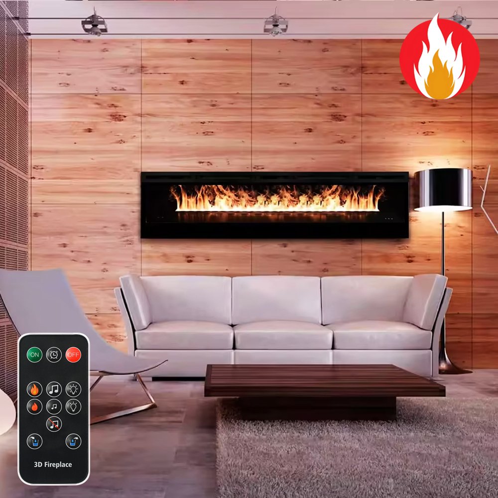 Imaxfire® 47.2" Built-In Insert Single flame Water Fireplace