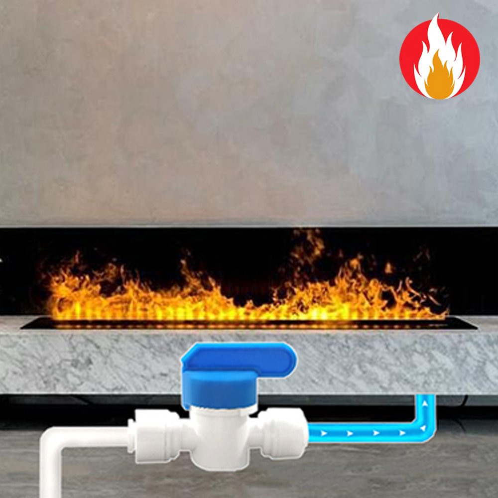 Imaxfire® 78.7" Multi-Color + APP Automatic Water Supply System Water Fireplace